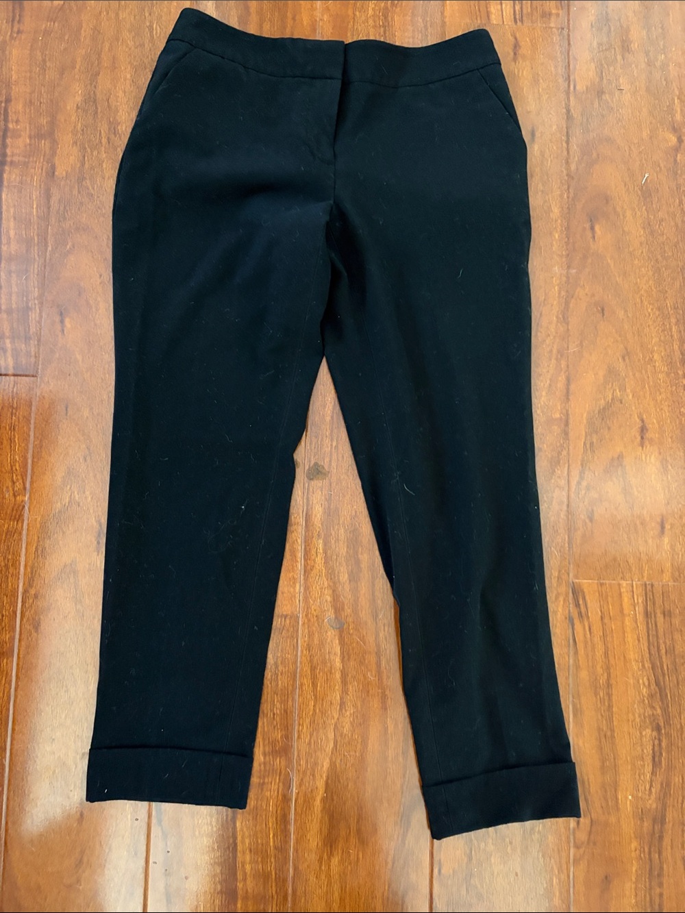 Isaac Mizrahi Black Dress Pants with Pink Label